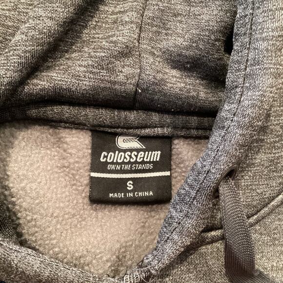 University of Miami Hooded Charcoal Sweatshirt in Adult Size Small. Preloved. - Picture 3 of 5